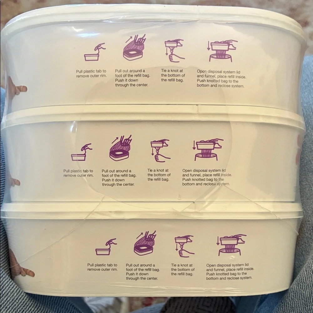 Target Up & Up White Litter Pail Refill Bags